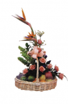 Fruit and flower basket